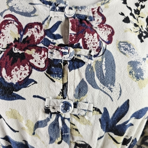 JNMY Floral Linen Maxi Dress in Large - Picture 8 of 8